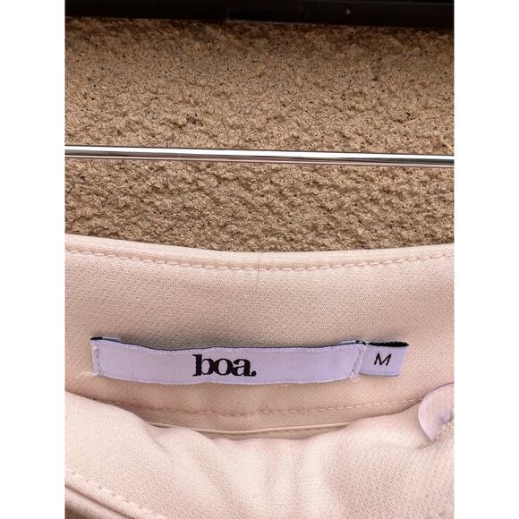 BOA Cream Pants, High Waist, Flare, Neutral, Because of Alice, Flared, Trousers - Picture 8 of 8